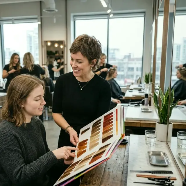 White Trail — Balayage-Verwandlung